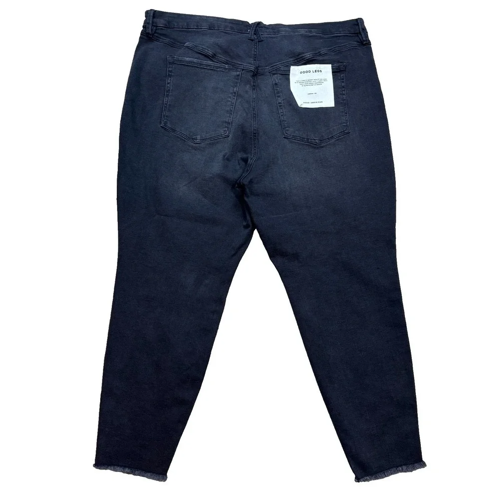 GOOD AMERICAN Good Legs Black Sculpting Skinny Jeans Plus Size 28 - 32 NEW‎